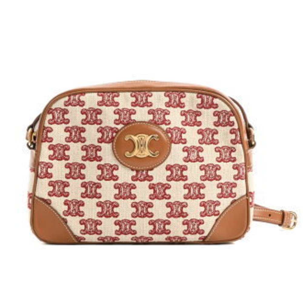 Celine small camera bag shoulder beige camel
